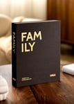 KAILA FAMILY Black - Coffee Table Photo Album (60 Svarta Sidor / 30 Blad)