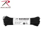 Rothco 550lb Type III Paracord 15m (Färg: Svart)