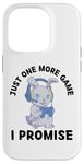 Coque pour iPhone 14 Pro Cute Rabbit, encore un jeu, je le promets à Rabbit Lover