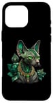 Coque pour iPhone 16 Pro Max Tee-shirt esthétique pour chat sphynx sans poils pour maman chauve