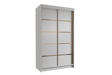 Narbonne Garderobe 100x200 cm - Hvit Garderober & garderobesystem