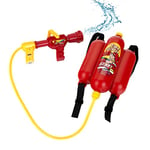 Theo Klein 8932 Firefighter Henry Water Spray I With Water Spray Function and 2-Litre Tank I Can be Carried like a Backpack I Dimensions: 31 cm x 21 cm x 9 cm I Toy for Children Aged 3 Years and up