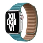 Nahkaremmi Apple Watch -kellolle 45mm 41mm 44mm 40mm Alkuperäinen Magneettinen Silmukka Linkki Ranneke iWatch Ultar2 49mm 9 8 7 6 SE 3 42mm Baltic ...