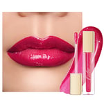 Oulac Gloss à Lèvres Pailleté - Hydratant Rouge à Lèvres Liquide | Huile a Levre Brillant, Gloss Transparent Lip Oil - Enrichi en Extrait de Rose | Formule Vegan - 4,5ml, Cherry Sexy (C13)