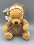 Disney Winnie The Pooh “ Pooh As Lion” Soft Toy Plush Beanie 8” New Retired