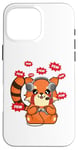 Coque pour iPhone 16 Pro Max Red Panda Gamer Jeux vidéo PC Zoo Animal Zookeeper