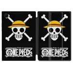 Housse Smart Cover Pour Samsung Galaxy Tab A9 Manga One Piece Tete De Mort