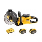 Dewalt KAPPEMASKIN 54V XR FLEXVOLT - 2 X 9AH Komplett