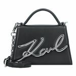 Karl Lagerfeld Signature 2.0 Sac à main Cuir 21 cm black nickel (TAS000488)