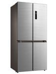 Midea 4 Door  American Side-by-Side Fridge-Freezer Grey MDRF632FIE46