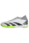 adidas Unisex Predator Accuracy.3 LL TF Football Boots, FTWR White/core Black/Lucid Lemon, 5.5 UK