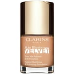 Clarins Skin Illusion Velvet Hydrating Mattifying Foundation 30ml 110N Honey