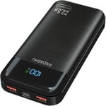 27000mAh Power Bank PD3.0 QC4.0 Fast Charger USB-C LCD 3 Outputs Portable