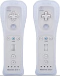 2pcs 2 En 1 Manette Wii Avec Motion Plus, Contrôleur Wii Télécommande Controller Wii Remote Motion Plus Intégré Compatible Avec Wii Wii U Wii Mini