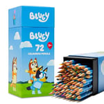 BlueY Crayon de Couleurs Enfant Coffret 72 Crayons de Couleur pour Coloriage Enfant Couleurs Assorties