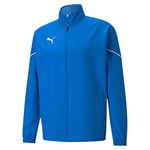 PUMA Men's Teamrise Sideline Training Jacket, mens, Sweatshirt, 657326, Electric Blue Lemonade Puma Black, XL