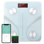 Digital Weight Scale Bluetooth Body Fat Scale Meter Height and Fat