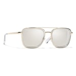 CHANEL Square Sunglasses CH4241 Light Gold/Mirror Gold
