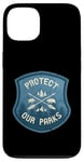 iPhone 13 Protect Our Parks National Parks Vintage Retro Badge Case