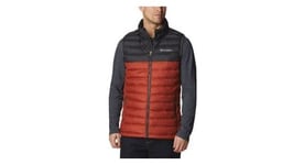 Doudoune sans manches columbia powder lite orange noir