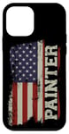 iPhone 12 mini House Painter Decorator American Flag Vintage Painter Case