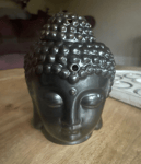 Small Dark Brown/ Black Buddha Wax Melt Oil Burner Diffuser Home Candle Aroma