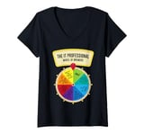 Womens The IT Professionals Wheel of Answers V-Neck T-Shirt