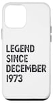 iPhone 12 mini 51st Birthday Men Women Legend Since December 1973 Case