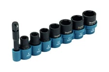 Makita E-12289 8 Piece Impact Socket Set ¼” Sq