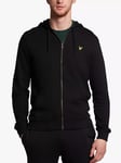 Lyle & Scott Zip Through Hoodie, Z865 Jet Black