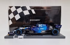 Modèle Auto 1:18 MINICHAMPS Formule 1 F1 Williams FW43B Russell Belgian 2021