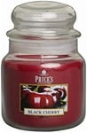 Prices Scented Medium Jar Candle Black Cherry 90 Hour Burn Time 411g Gift Xmas