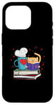 iPhone 16 Pro Kittens Cats Tea and Books Reading For Reader Case