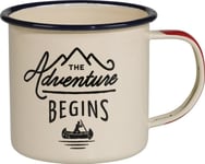 Gentlemens Hardware Adventure Begins Campingmugg - 325 Ml Creme (457518) - 5060121273337