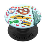 PopSockets PopGrip - Support et Grip pour Smartphone et Tablette avec Un Top Interchangeable - New York