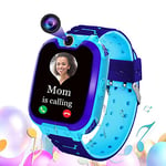 Vannico Kids Smart Watch Phone SOS for Kids Music Touch Screen 16 Games MP3 Alculator Alarm with SD Card, Smartwatch for Boys & Girls 3-12Y Gifts