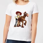 Toy Story 4 Jessie And Bullseye Women's T-Shirt - White - XL