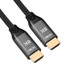 Cable Hdmi 2.1 Ultra-Hd Uhd 8K 60Hz 4K 120Hz Cable 48Gbs Avec Audio Et Ethernet Cable Hdmi 1M-5M