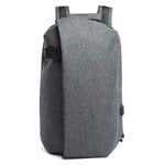 MSBXBB Mochila Con Cargador USB para Hombre De Pulgadas Mochila para Portátil Mochila Informal para Hombre Mochila De Viaje Al Aire Libre,Grey,32x23x48cm