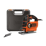 Scie sauteuse BLACK + DECKER 620W - Coupe 90mm - Coupes biaises - Livrée en coffret