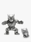 Royal Selangor Mini Black Panther Figurine and Lapel Pin Set