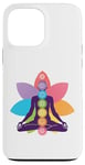 Coque pour iPhone 13 Pro Max Amour Yoga Spiritualité Méditation Sept Chakras Spirituel