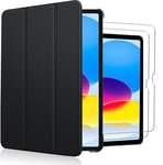 For Apple iPad (2022) Smart Case Cover & Glass Screen Protector 10th Gen