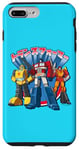 Coque pour iPhone 7 Plus/8 Plus Transformers Retro Distressed Kanji Autobots Group Poster