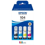 Epson C13T00P640 Epson 104 Bläckpatron Multipack BK/C/M/Y