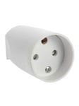 Nordic Quality Extension Cord w/ground (D) White
