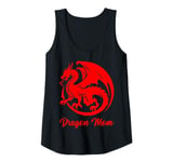 Womens Dragon Mom Tee Fantasy Mother Mythical Mama Mummy Dragons Tank Top