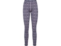 Odlo Dam Termiska Leggings Kari Traa Floke Pant Royal Rosa Storlek S