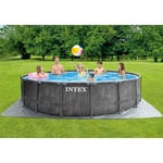 Intex Ensemble de piscine Greywood Prism Frame Premium 457x122 cm