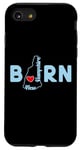 Coque pour iPhone SE (2020) / 7 / 8 Né dans le New Hampshire avec New Hampshire dans le mot Born